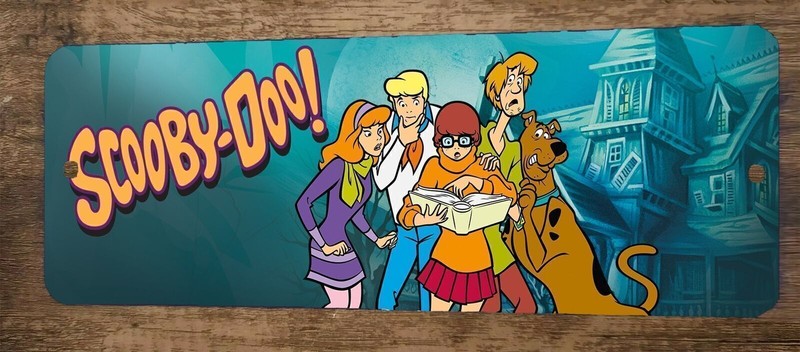 Scooby Doo 4×12 Metal Wall Sign Marquee Banner Poster #5