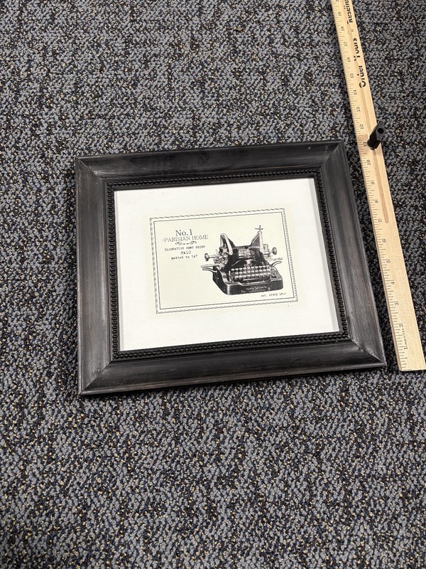 Black Parisian Home Photo Frame