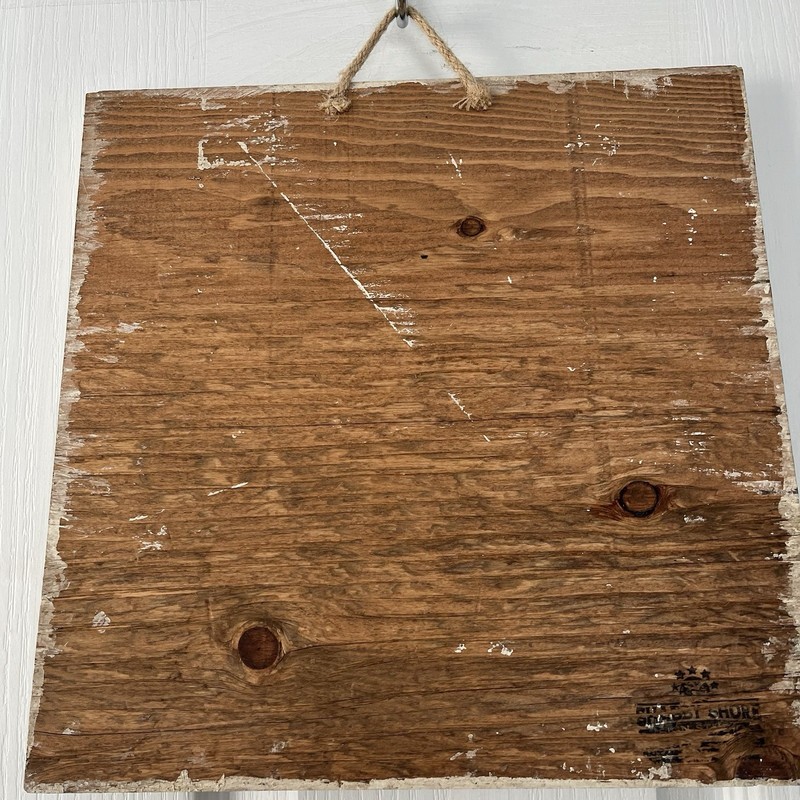 Wooden Crab Wall Decoration Shabby Shore Sign 12x12” gallery