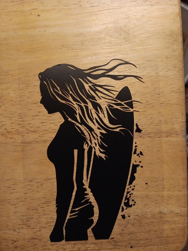 Surfer Girl Decal