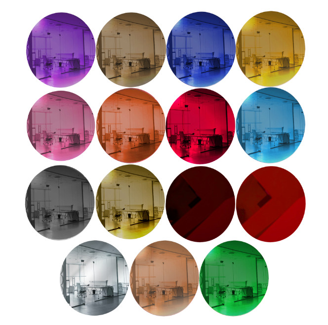 25 Pack 1″ Round Colored Mirror Acrylic Pieces for Arts and Crafts