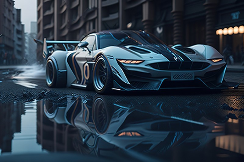 Black Ford GT Mk IV Super Car Poster A4/A3 Choose size Semi-Gloss poster only