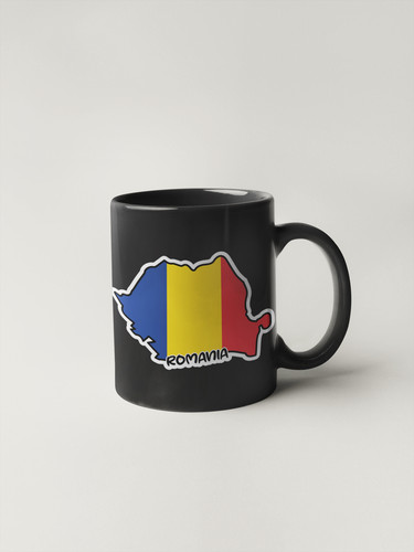 Romania Map Flag Sticker Decal gallery