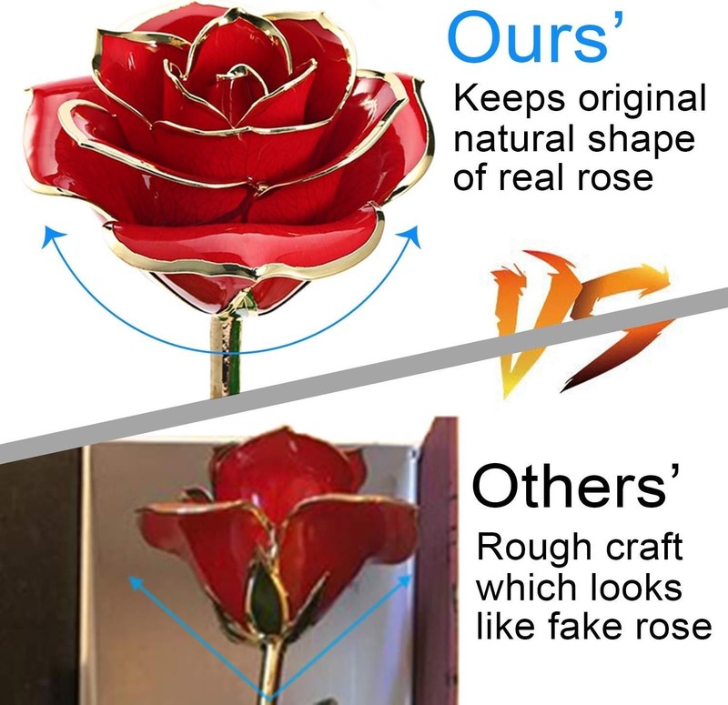 Luxury Gold Dipped Rose Flower Gift for Mothers Day and Special Occasions gallery
