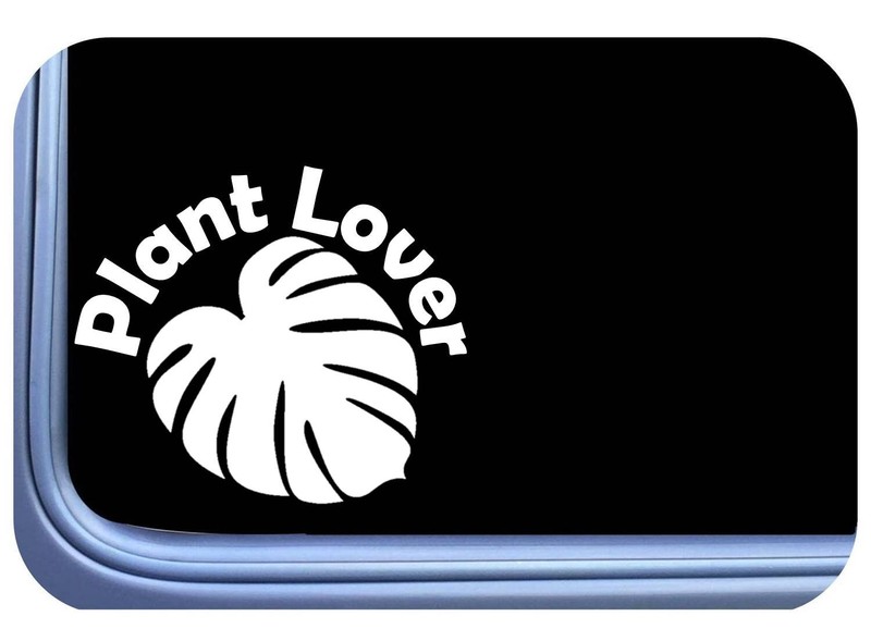 Plant Lover Monstera Leaf Sticker OS 726 6″ decal leaf
