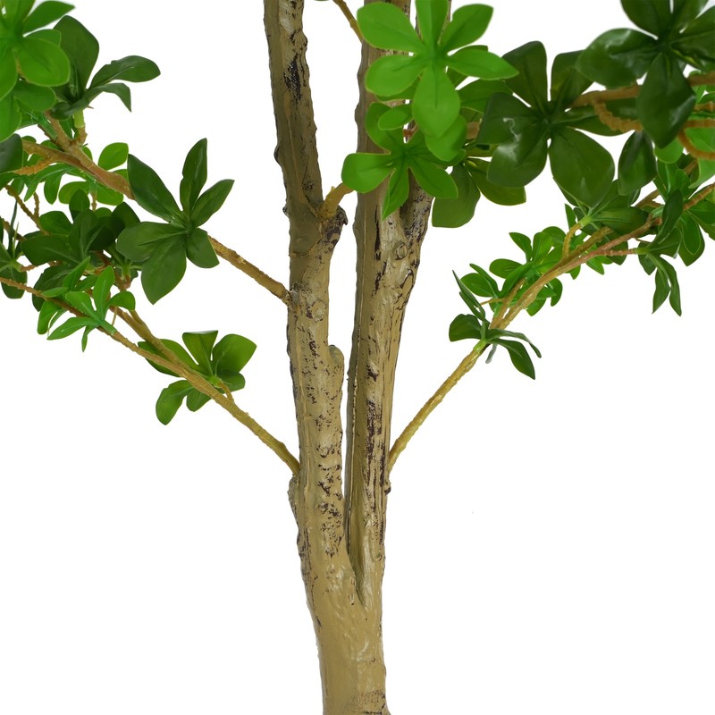 76" Artificial Enkianthus Tree in Pot, Realistic Faux Greenery for Home Decor gallery
