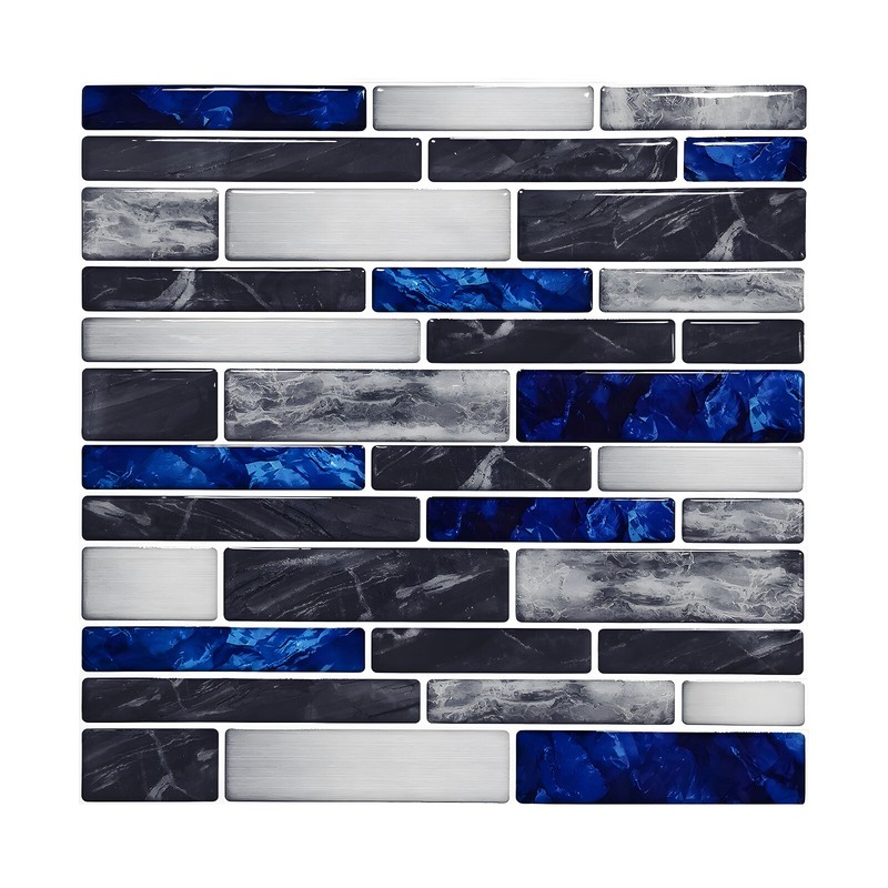 20 30pcs PVC Wall Panels Self-Adhesive Wallpaper Waterproof Living Room Kitchen gallery