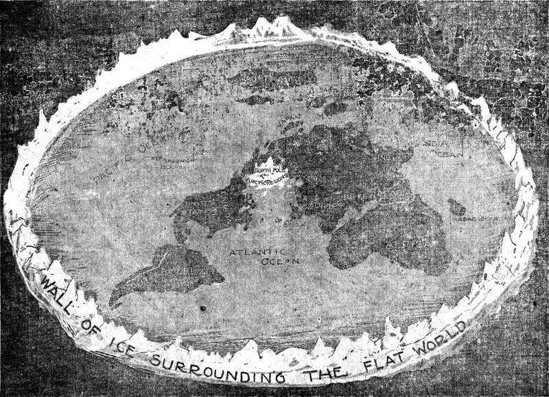 Flat Earth : New York Journal circa 1897 : Quality Print Suitable for Framing