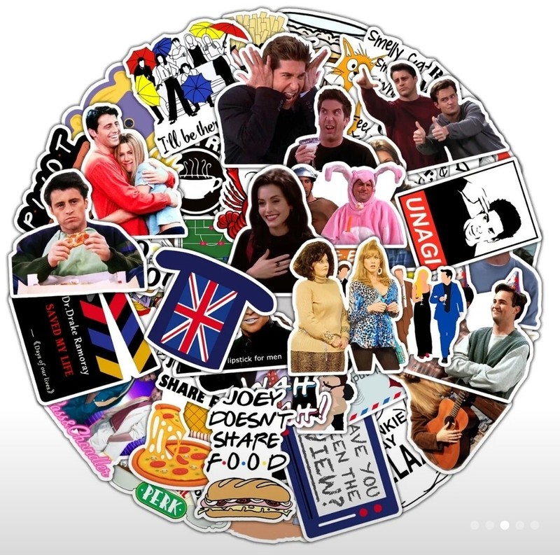 20 PCS Friends TV Show Stickers BRAND NEW gallery