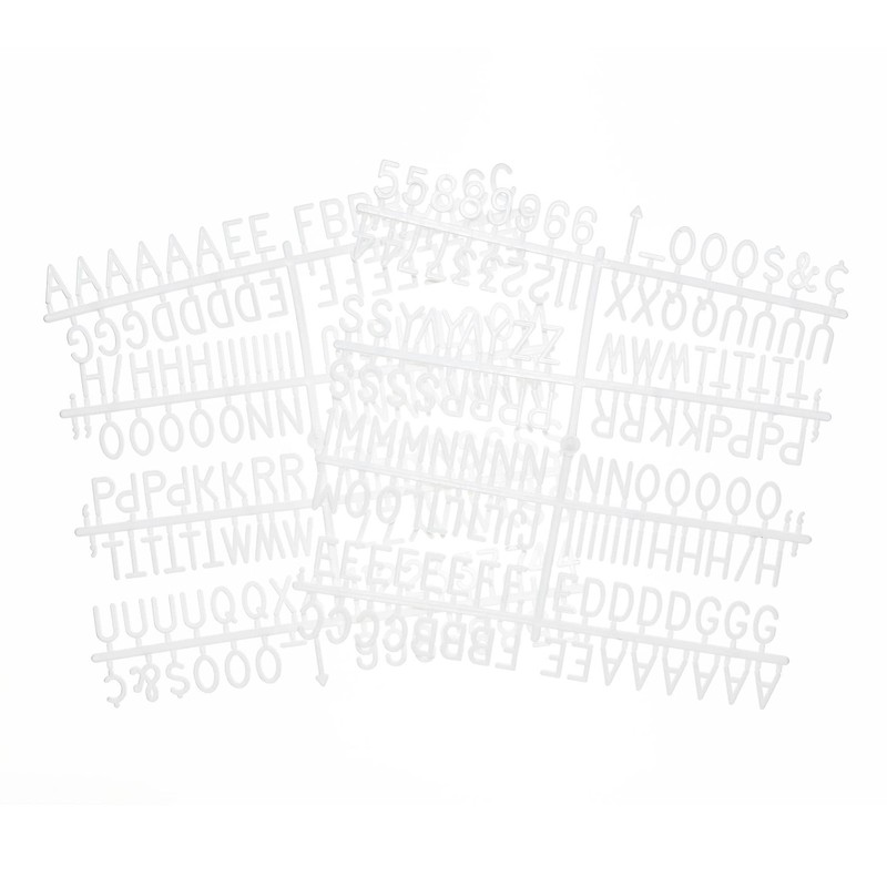 Felt Letter Board with 294 Letters, Numbers, Symbols - 10X10 Inch Changeable Mes gallery