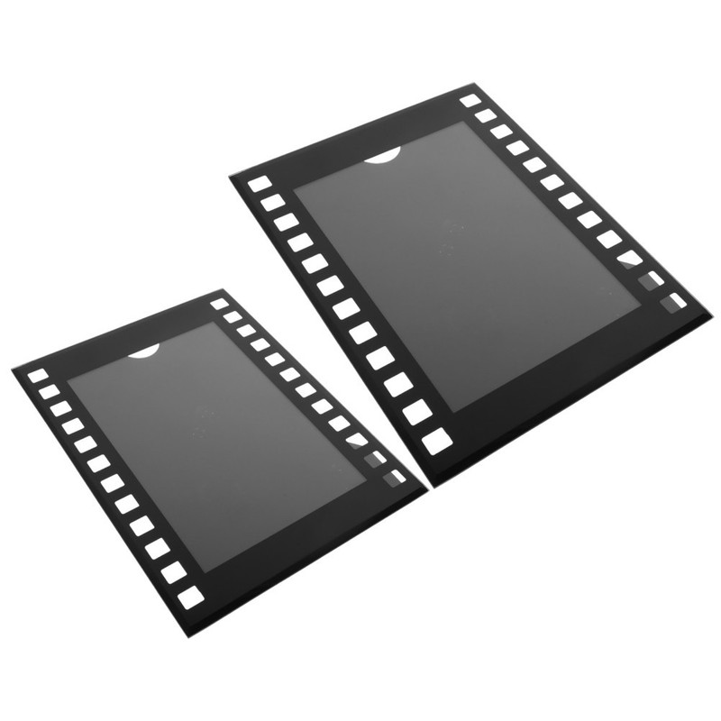 2 Pcs Photo Booth Pictures Holder Vintage Frame Prop Film Strip Movie gallery