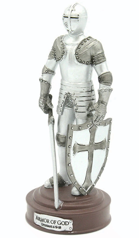 Armor of God Statue 5in Soldier Christian Desk Decor Gift Figure gallery
