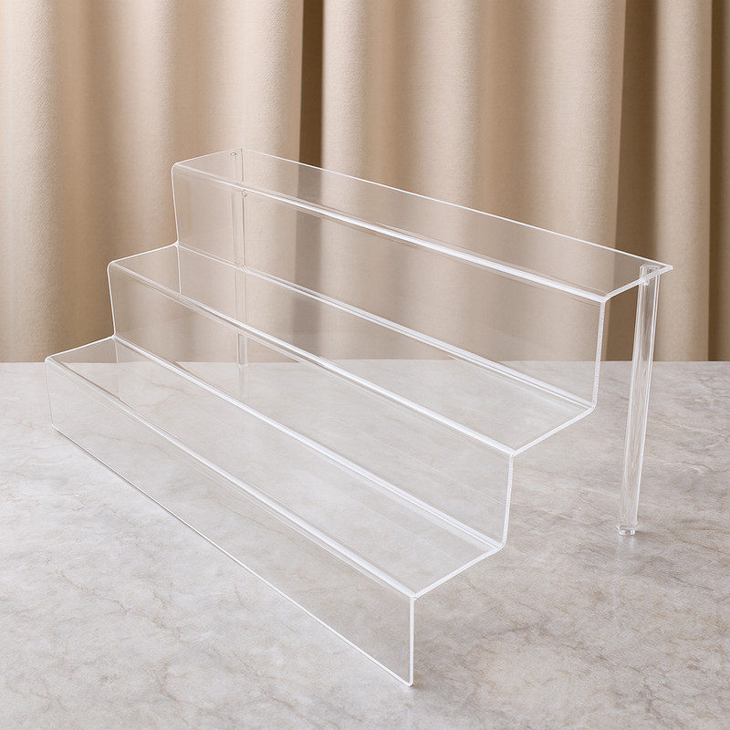 888 Display Three-Tier Acrylic Step Display Ultra Clear and Versatile Risers... gallery