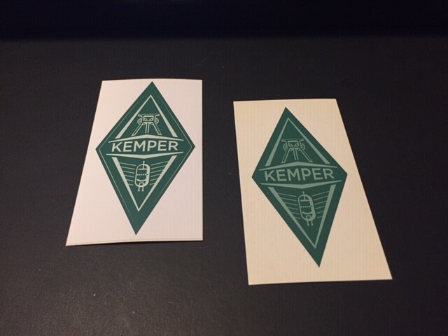 Kemper Profiling Amp Custom Sticker 3×2 2pc set