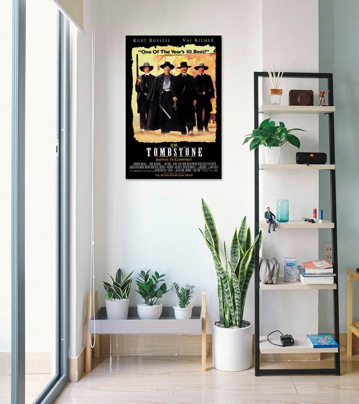 Tombstone - Movie Poster (Regular Style - Black Version) (Size: 24" X 36") gallery