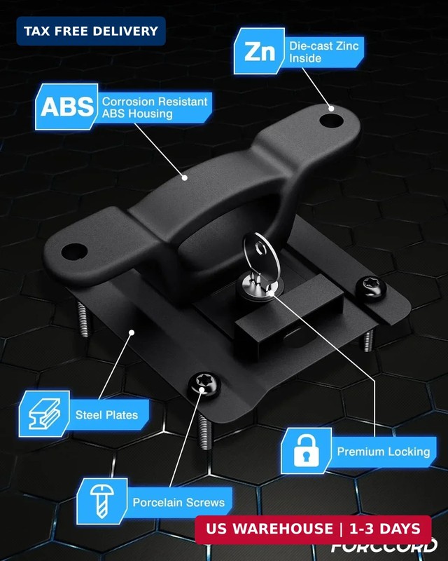 Tie Down Anchors Fit for Ford F150 F250 F350 & Raptor 2026 2025-2015 (Include Li gallery