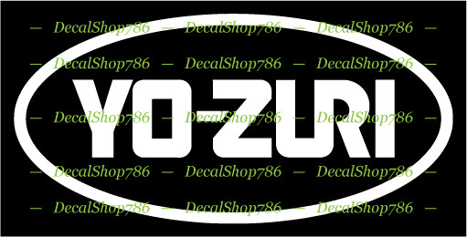 YO-ZURI Fishing Lines & Lures – Car / SUV Vinyl Die-Cut Peel N’ Stick Decals