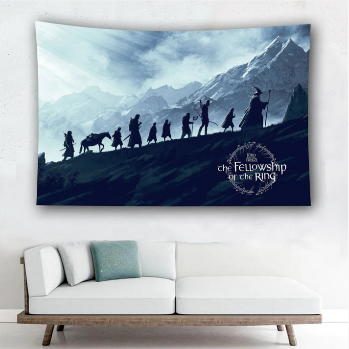 Lord Of The Rings March To Mordor Printed Tapestry Room Decor