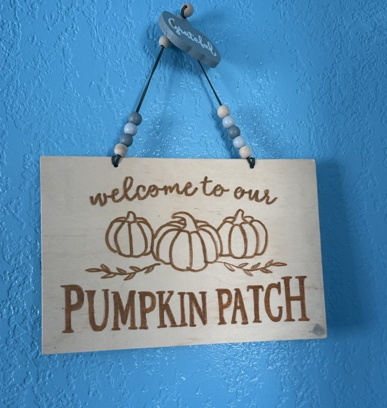 Fall And Thanksgiving Wall Sign welcome to our PUMPKIN PATCH”,rustic Farmhouse