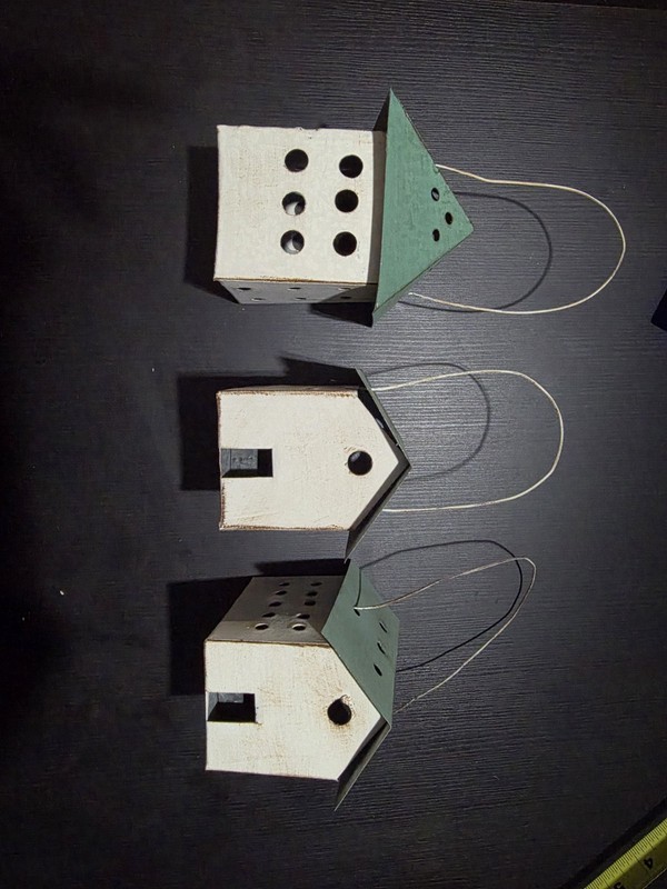 Two’s Company Vintage Metal Tin Hanging Candle Holder