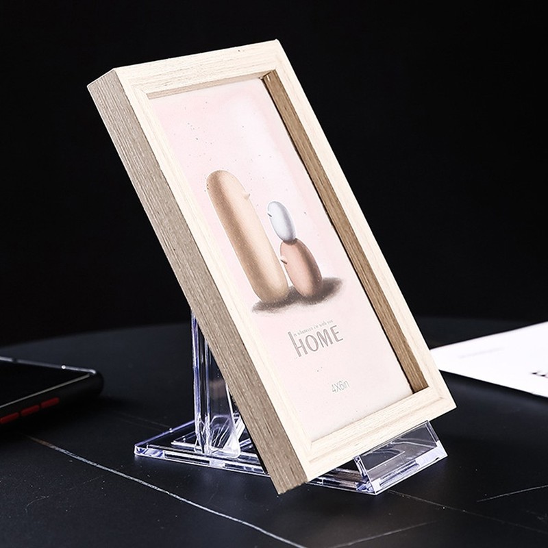 2-20X 4" Two Part Adjustable Acrylic Display Stand Easels for Minerals Fossils gallery