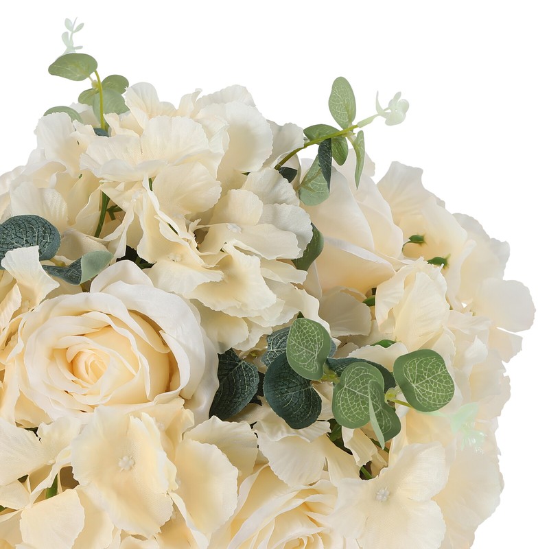 Flower Ball Centerpieces for Table 10 Pcs Fake Plastic Rose Centerpiece Flowers gallery