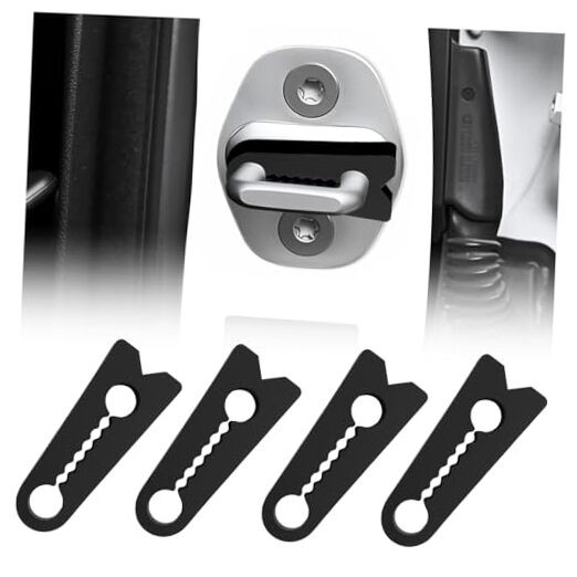 4PCS 2026 Upgraded Car Door Shock Absorber Pad Silicone,Non-Slip Car Door Lock