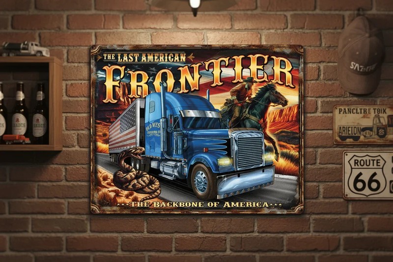 Americas Highway Metal Sign - 16" x 12.5" Garage, Man Cave Wall Decor Gift gallery