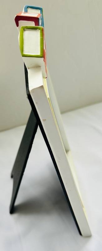 Photo Wood Frame, Glass Picture Frame, Yellow, 3.5 x 5, Portrait, New gallery