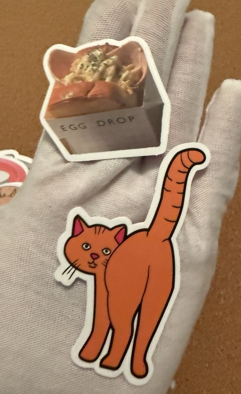 Vinyl High Gloss & Matte Stickers Mixed Lot 20 Pieces Food Cats Tickets Oddities gallery