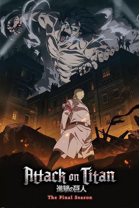 Poster Studio B – Attack on Titan Season 4 Cover Anime 24×36″ NEW