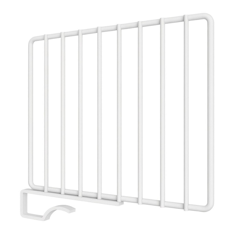 Iron For Closet Shelf Divider for Neat Organization 31.3 x 24.1 x 5.1 cm gallery