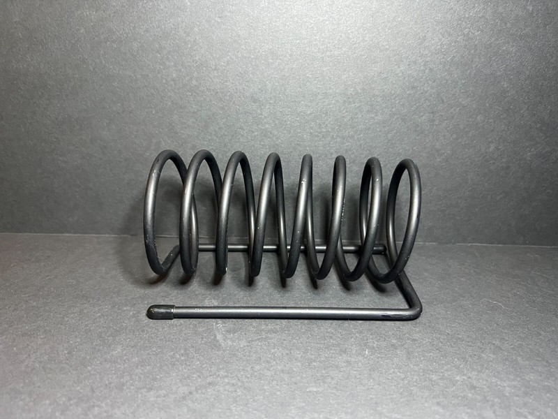 Black Metal Wire Spiral Coil Mail Letter Holder Office Desk Organizer 3 x 5.75″