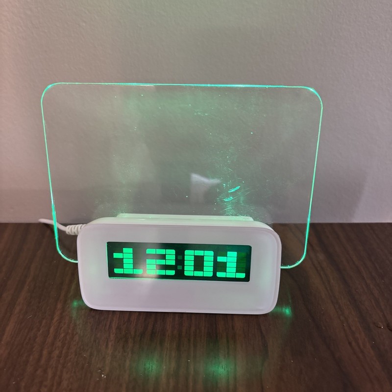 LED: Clock With Acrylic Panel/Laboratory Panel 29/China￼
