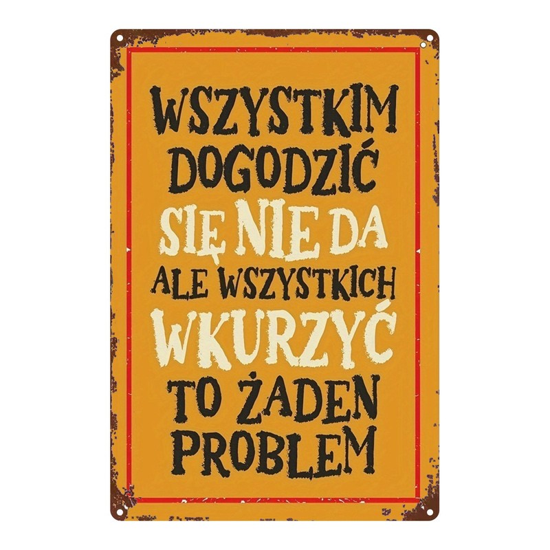Metal Sign Retro Poster Decorative Wall Sticker 8X12 Inches