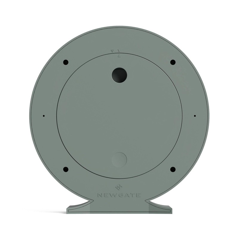 ® Q Mantel Clock | Modern Classic Round Mantel Clock | Asparagus Green | Cont... gallery