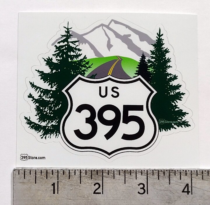 Route US Love 395 Eastern Sierra sticker