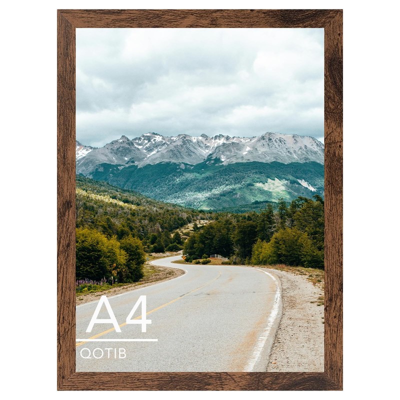 A4 Picture Frame 8.3X11.7 Inch for Wall Hanging or Tabletop, Wood 8.3 X 11.7 Fra