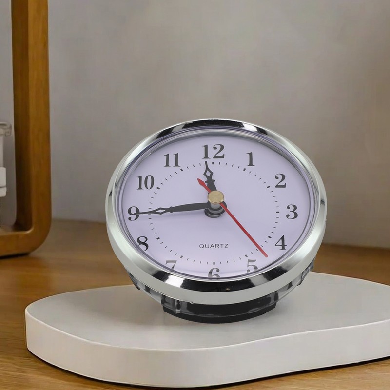 Craft and Replacement Clock Face 80MM Quartz Insert with Rubber Gasket gallery