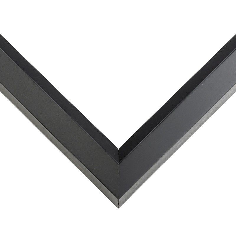 14x5 Shadow Box Frame Black | 1.25 inches Deep Real Wood Contemporary Shadowbox gallery
