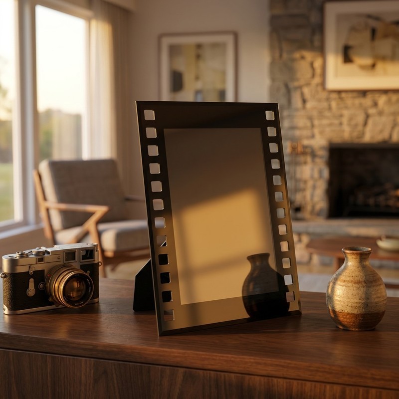 2 Pcs Photo Booth Pictures Holder Vintage Frame Prop Film Strip Movie gallery