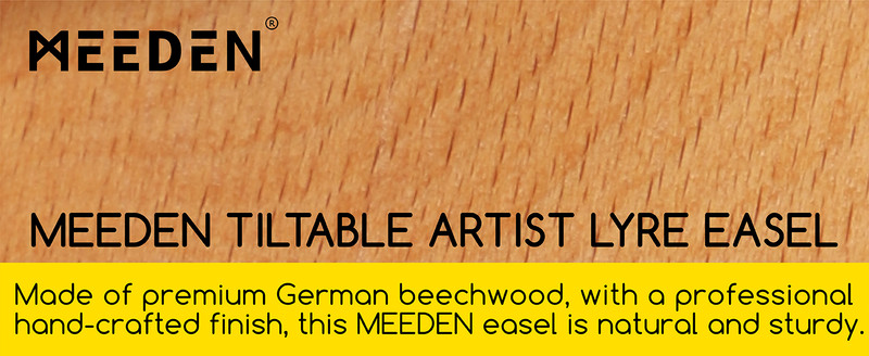 MEN Lar Painters Easel Adjustable Solid Beech Wood Artist Easel, gallery