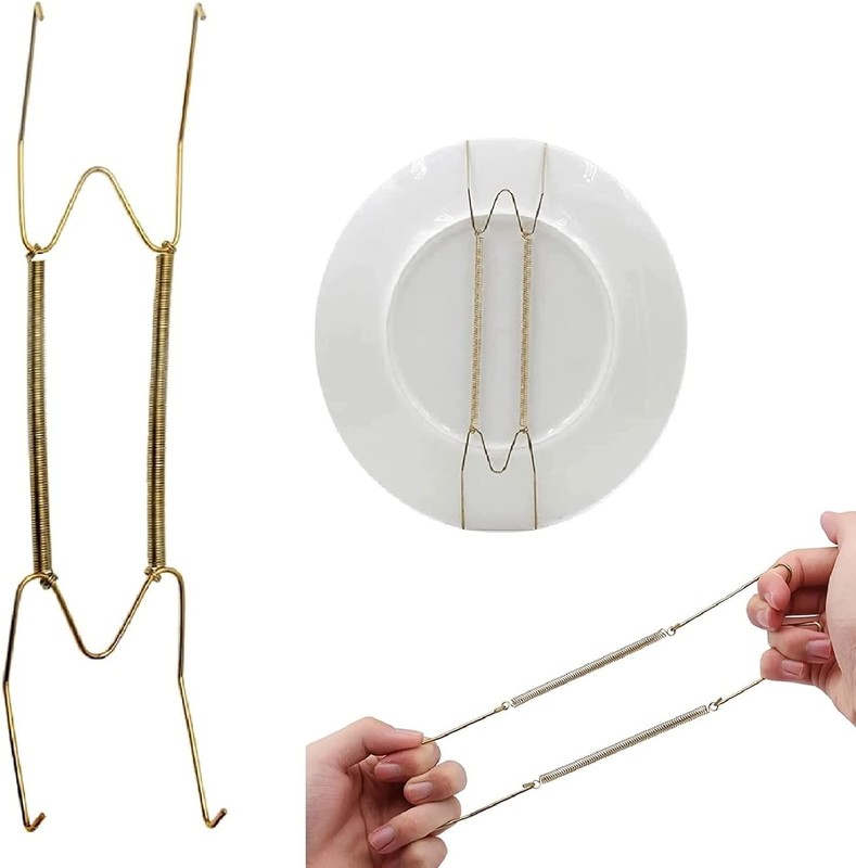 8 10 12 14 16Inch Plate Hangers for Walls Plate Dish Hangers Stainless Steel