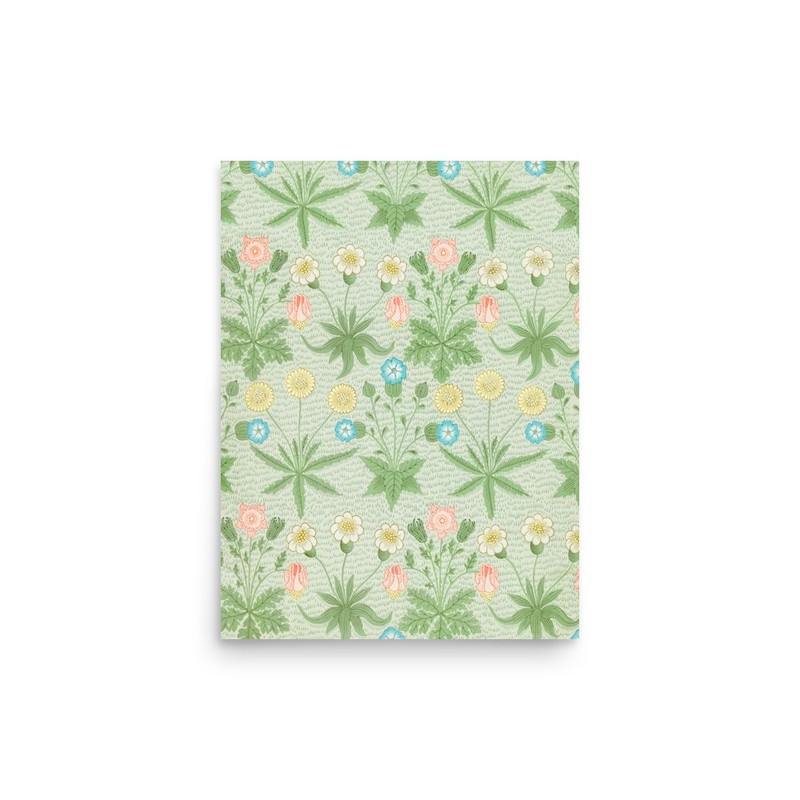 William Morris Daisy 1864 Floral Pattern Wall Art