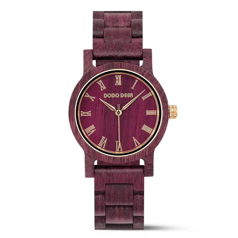 New Design Fashion Ladies Watches Natural Sandalwood Walnut Wood Watch for women