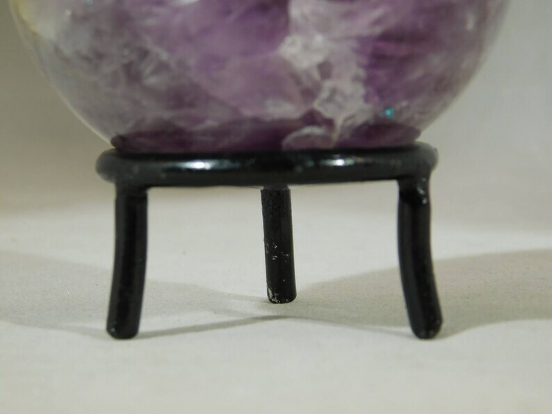 Sphere Display Stand Medium Size Black Metal Short gallery