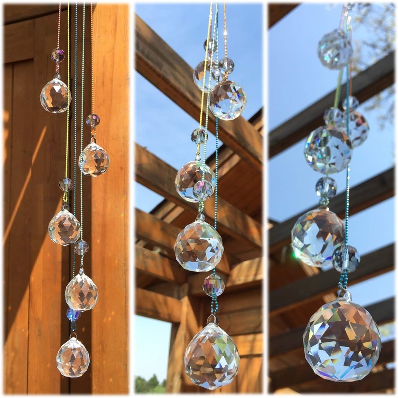 Crystals Ball Prisms Suncatcher Hanging Ornament Rainbow Maker for Home,Garde... gallery