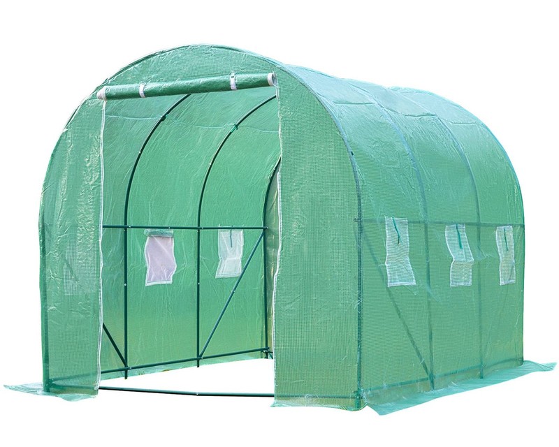 Greenhouse for Outdoors Greenhouse Walk-in Green House L10’xW7’xH7′ Plastic M…
