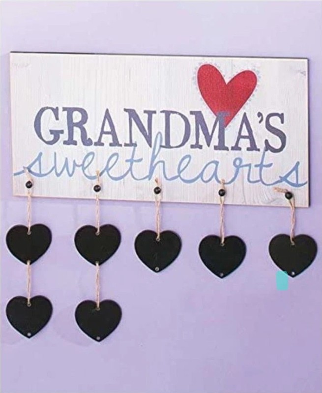 Grandma’s Sweethearts Wooden Wall Plaque 16” x 8” NEW in Box!