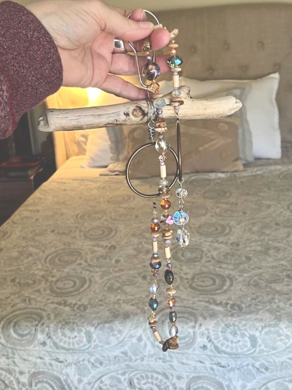 Suncatcher sun catcher Crystal Prism borealis patio window hang decor